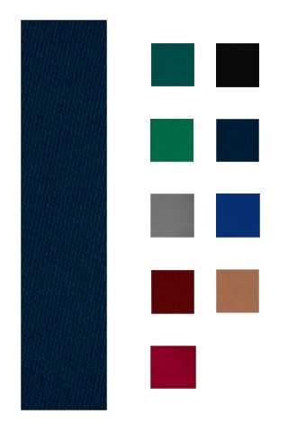 Accuplay Pre Cut Worsted Fast Speed Pool Felt - Billiard Cloth Navy For 9' Table 